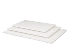 White MDF Rectangle 9mm Thickness Cake Boards Footed - Image 2