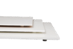 White MDF Rectangle 9mm Thickness Cake Boards Footed - Image 4