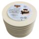White MDF Round 9mm Thickness Cake Boards Without Feet - Pack with 5 pcs