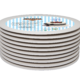 White MDF Round 6mm Thickness Cake Boards Footed