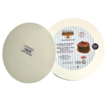 White MDF Round 6mm Thickness Cake Boards Without Feet - Image 2