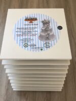 White MDF Square 9mm Thickness Cake Boards Footed - Image 4