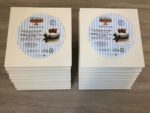 White MDF Square 6mm Thickness Cake Boards Footed - Image 3